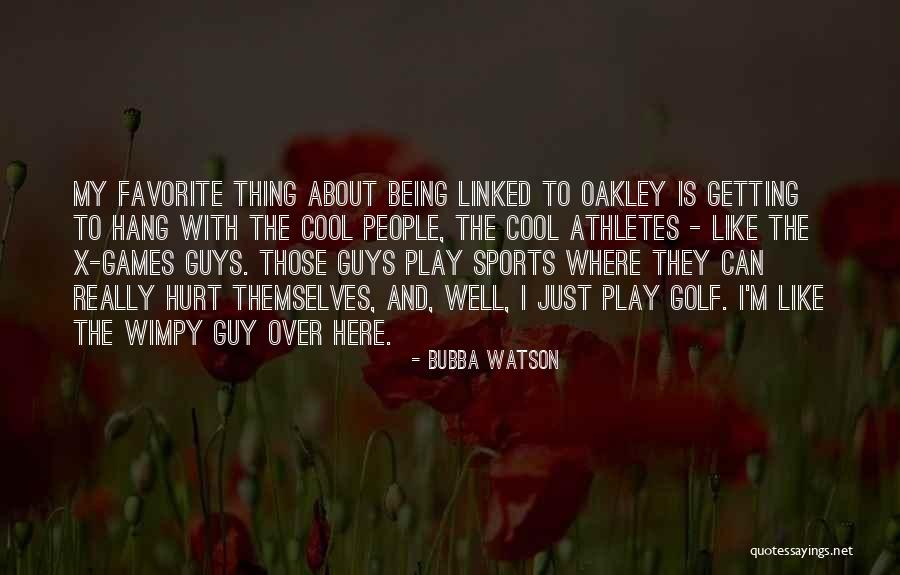 Being Hurt By Others Quotes By Bubba Watson