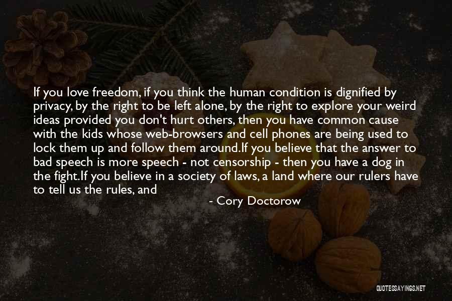 Being Hurt By Others Quotes By Cory Doctorow