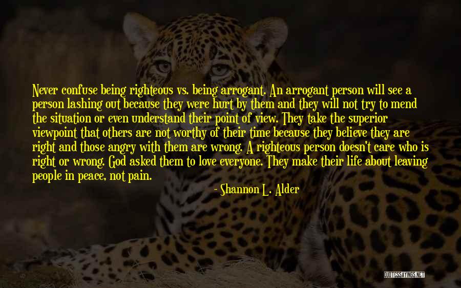 Being Hurt By Others Quotes By Shannon L. Alder