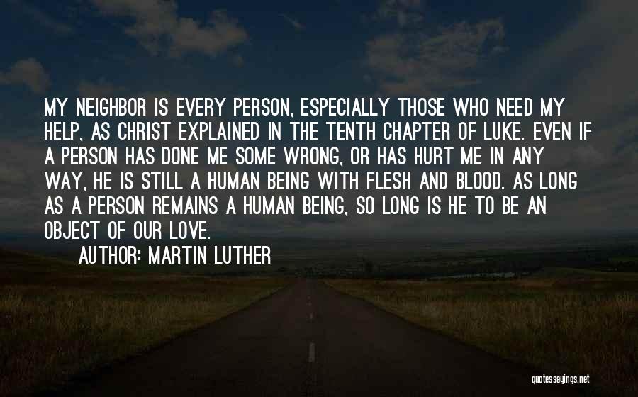 Being Hurt In Love Quotes By Martin Luther