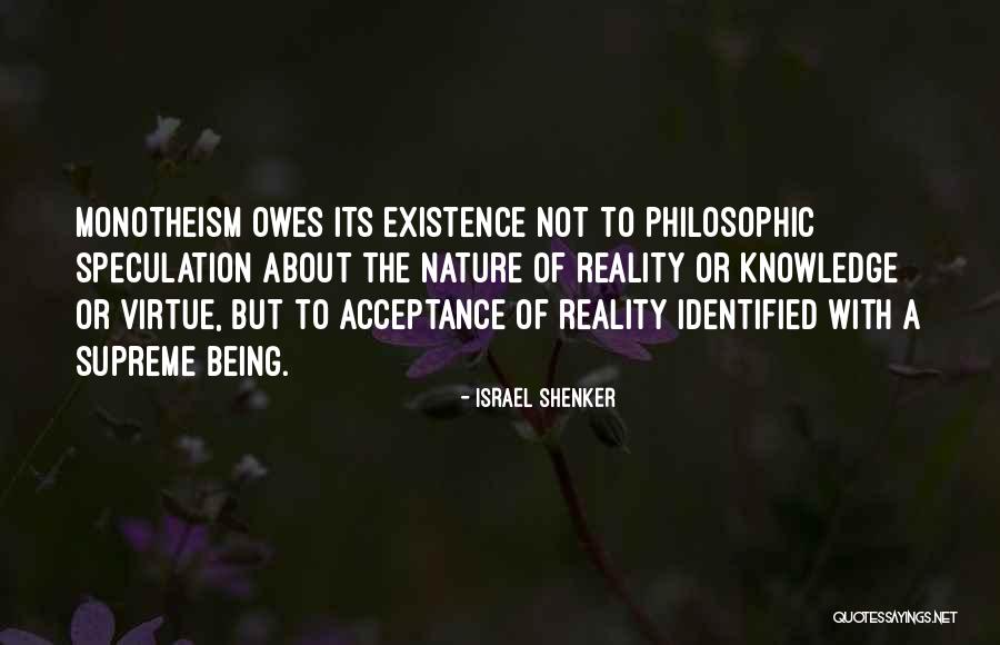 Being Identified Quotes By Israel Shenker Being Identified Quotes By Israel Shenker