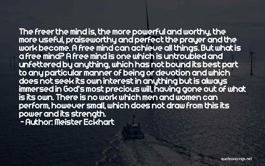 Being Immersed Quotes By Meister Eckhart