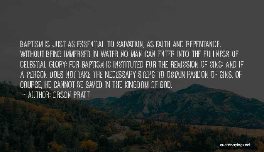 Being Immersed Quotes By Orson Pratt