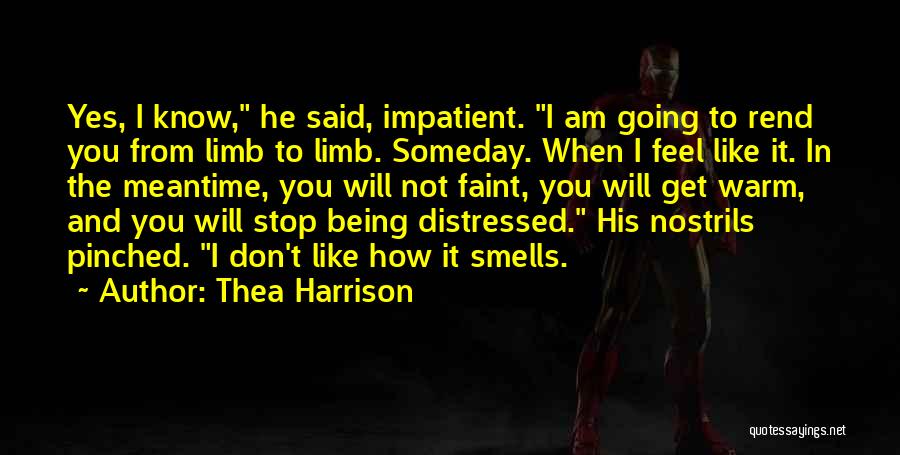 Being Impatient Quotes By Thea Harrison