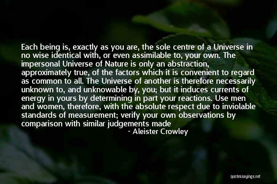Being Impersonal Quotes By Aleister Crowley Being Impersonal Quotes By Aleister Crowley