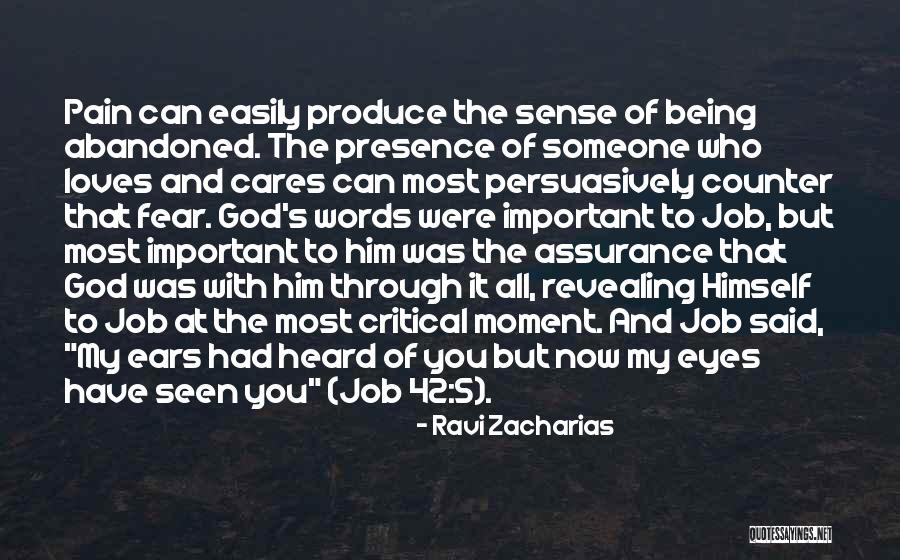 Being Important To Someone Quotes By Ravi Zacharias