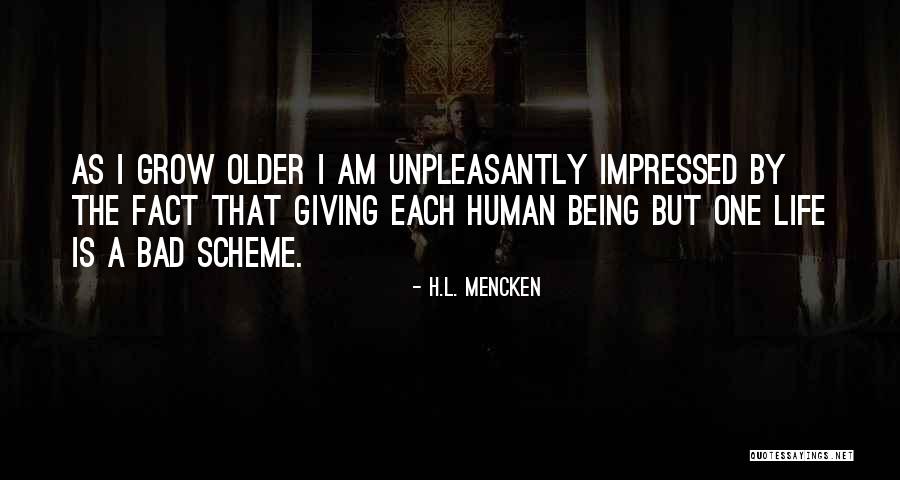 Being Impressed Quotes By H.L. Mencken