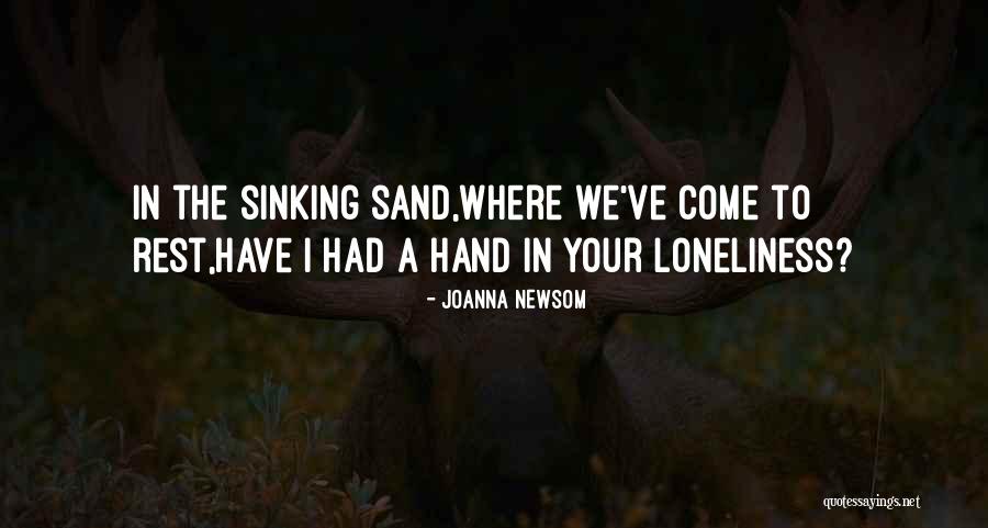 Being In A Dark Place In Life Quotes By Joanna Newsom Being In A Dark Place In Life Quotes By Joanna Newsom