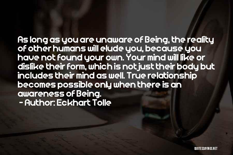 Being In A Long Relationship Quotes By Eckhart Tolle