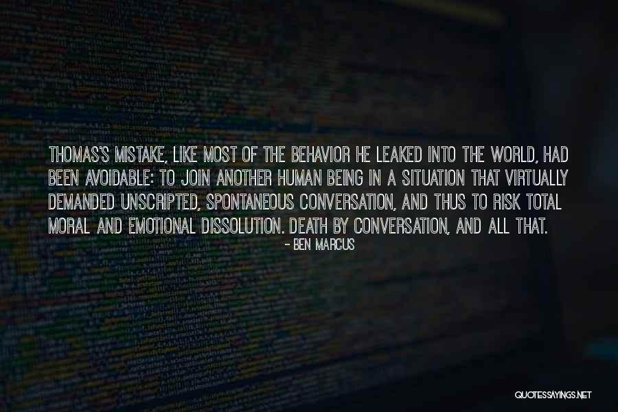 Being In Another World Quotes By Ben Marcus Being In Another World Quotes By Ben Marcus