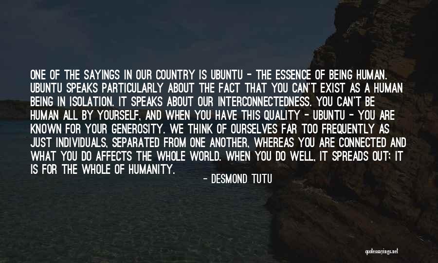 Being In Another World Quotes By Desmond Tutu Being In Another World Quotes By Desmond Tutu