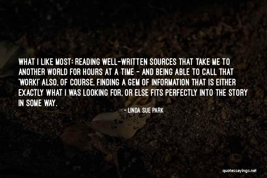 Being In Another World Quotes By Linda Sue Park Being In Another World Quotes By Linda Sue Park