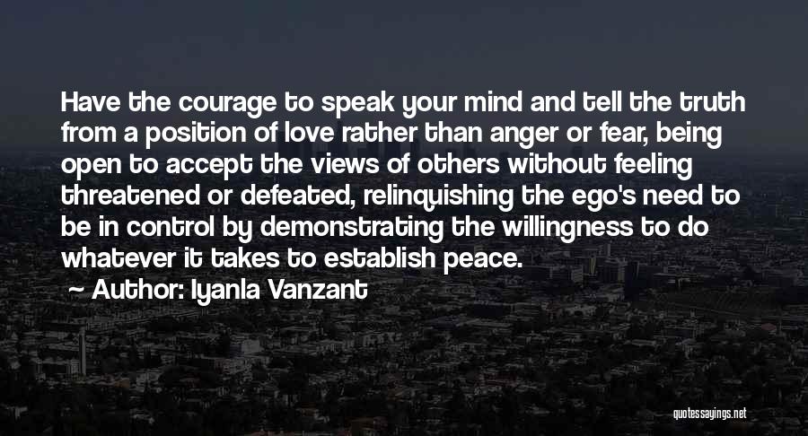Being In Control Of Others Quotes By Iyanla Vanzant