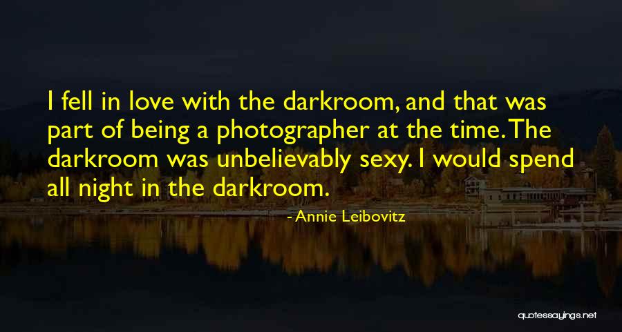 Being In Love Quotes By Annie Leibovitz