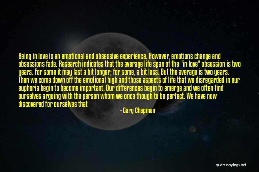 Being In Love With Two Person Quotes By Gary Chapman