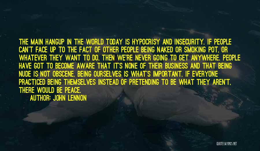 Being In Other People's Business Quotes By John Lennon