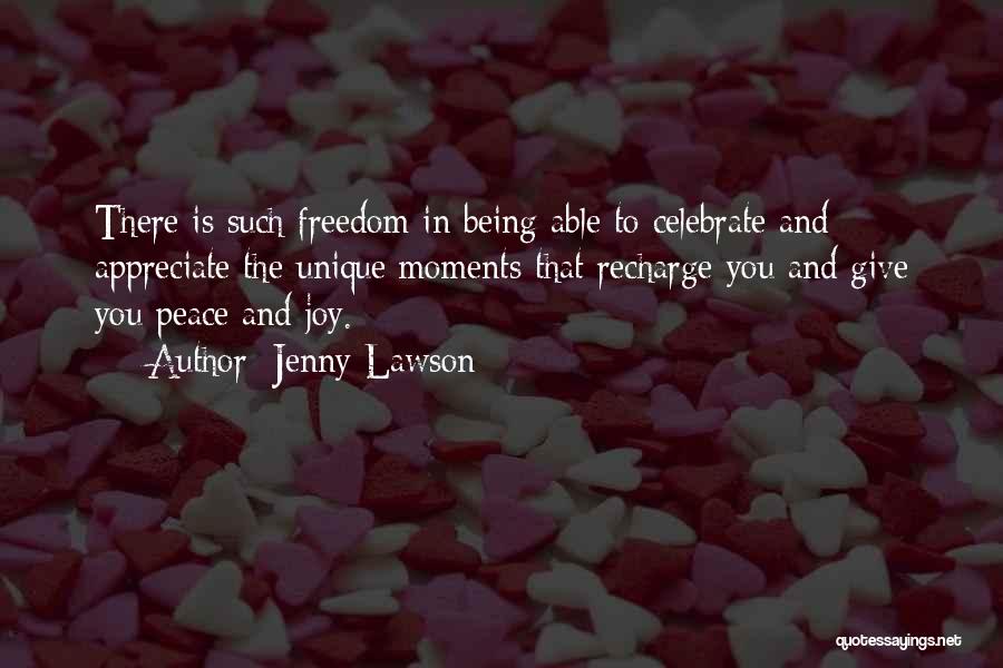 Being In Peace Quotes By Jenny Lawson