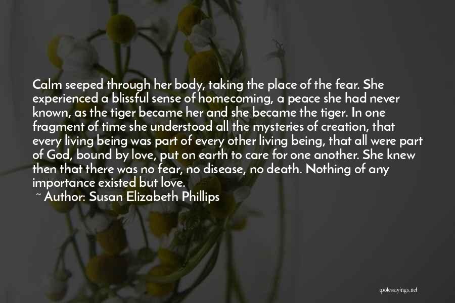 Being In Peace Quotes By Susan Elizabeth Phillips