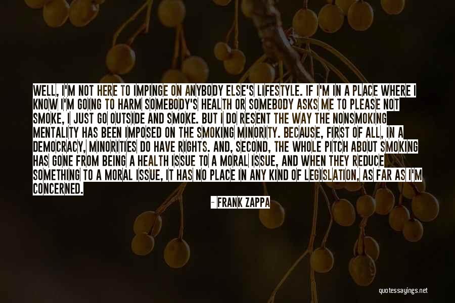 Being In Second Place Quotes By Frank Zappa Being In Second Place Quotes By Frank Zappa