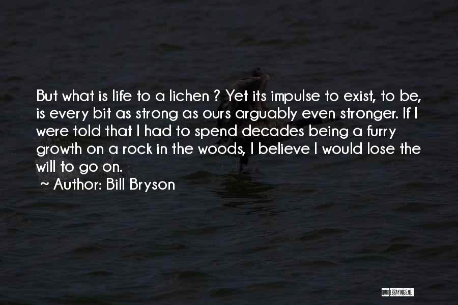 Being In The Woods Quotes By Bill Bryson