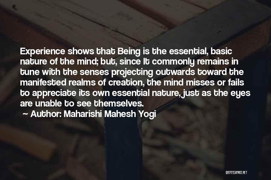Being In Tune With Nature Quotes By Maharishi Mahesh Yogi