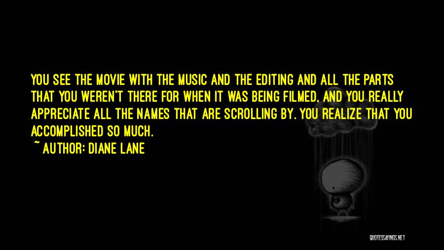 Being In Your Own Lane Quotes By Diane Lane