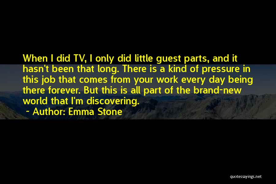 Being In Your Own Little World Quotes By Emma Stone