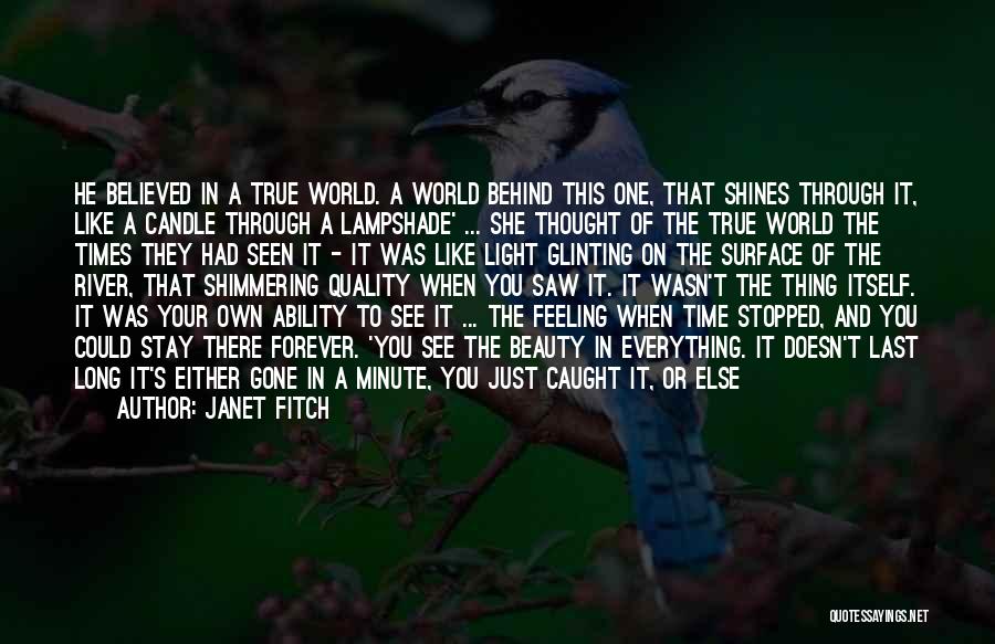Being In Your Own Little World Quotes By Janet Fitch