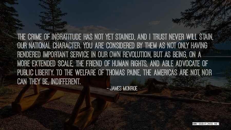 Being Indifferent Quotes By James Monroe Being Indifferent Quotes By James Monroe