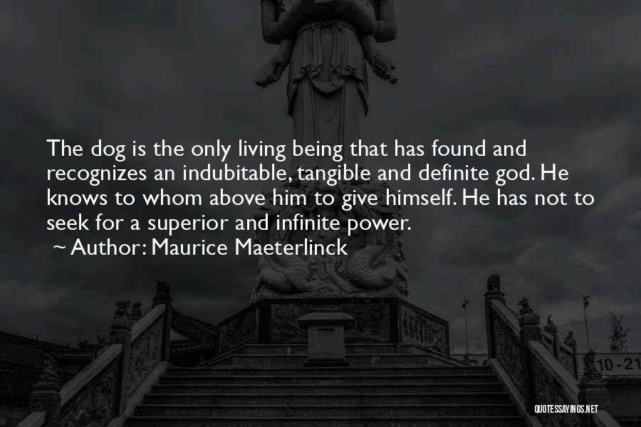 Being Infinite Quotes By Maurice Maeterlinck