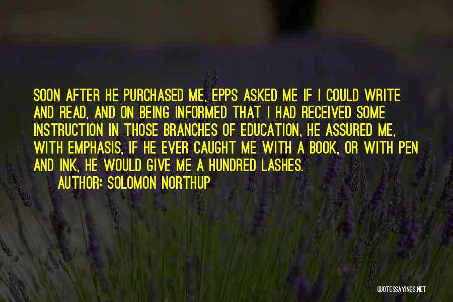 Being Informed Quotes By Solomon Northup