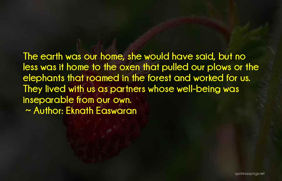Being Inseparable Quotes By Eknath Easwaran