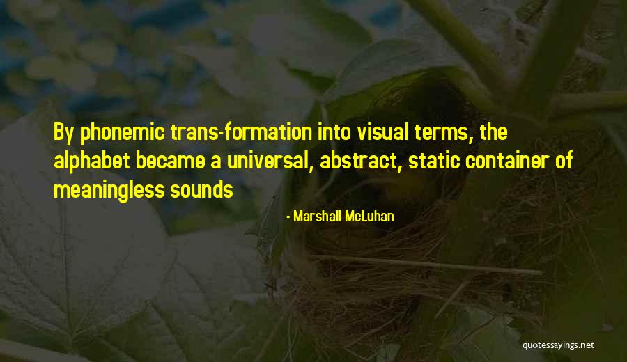 Being Insulted By Family Quotes By Marshall McLuhan Being Insulted By Family Quotes By Marshall McLuhan