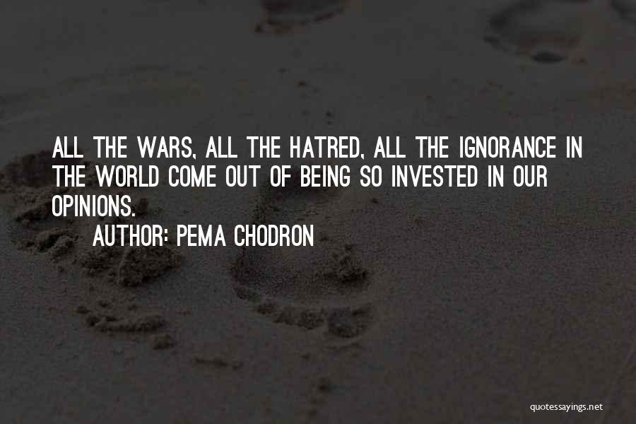 Being Invested Quotes By Pema Chodron