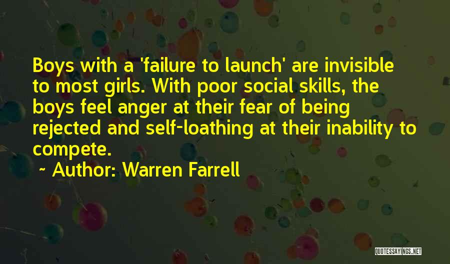 Being Invisible Quotes By Warren Farrell