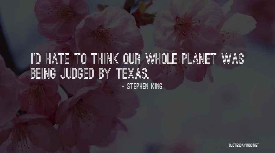 Being Judged Quotes By Stephen King