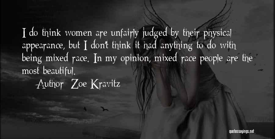 Being Judged Unfairly Quotes By Zoe Kravitz