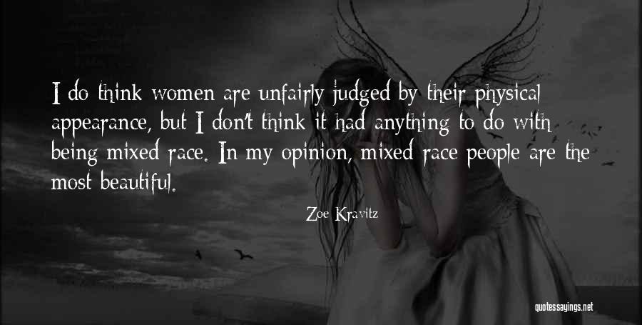 Being Judged Unfairly Quotes By Zoe Kravitz