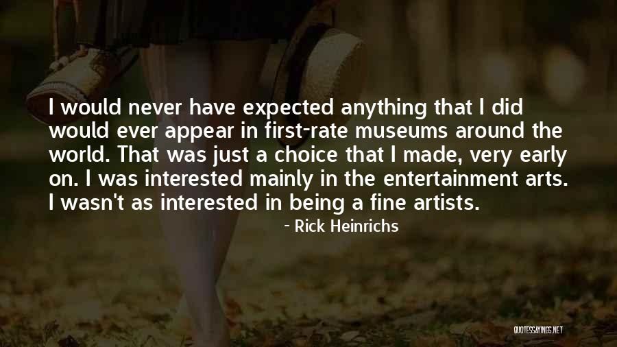 Being Just Fine Quotes By Rick Heinrichs Being Just Fine Quotes By Rick Heinrichs