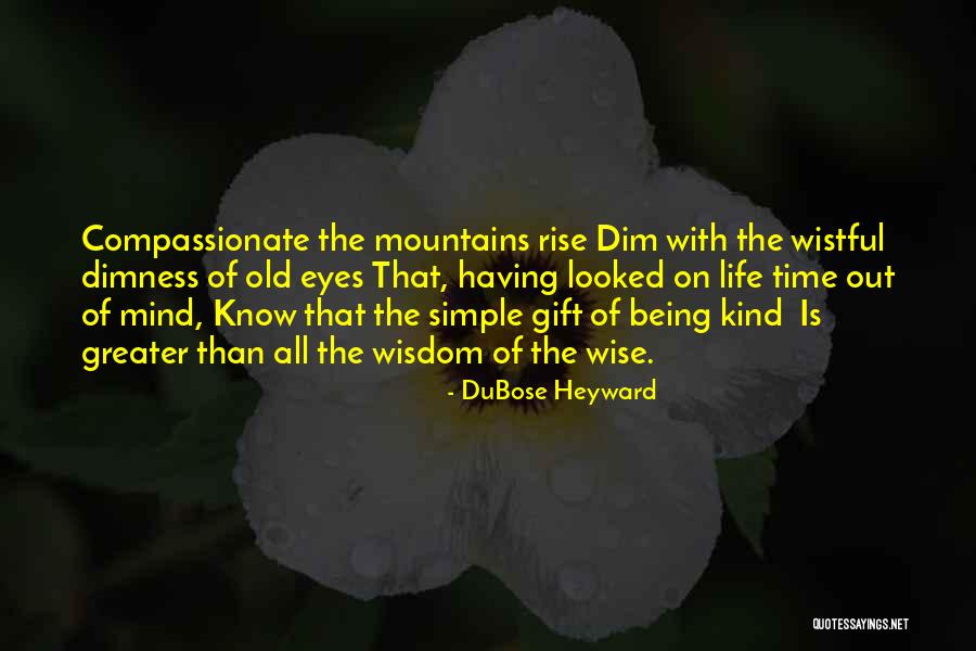 Being Kind And Compassionate Quotes By DuBose Heyward