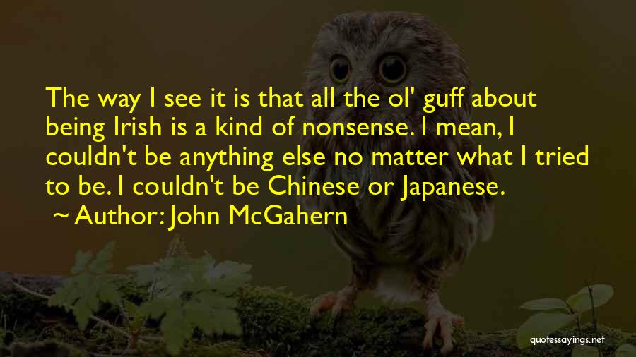Being Kind No Matter What Quotes By John McGahern