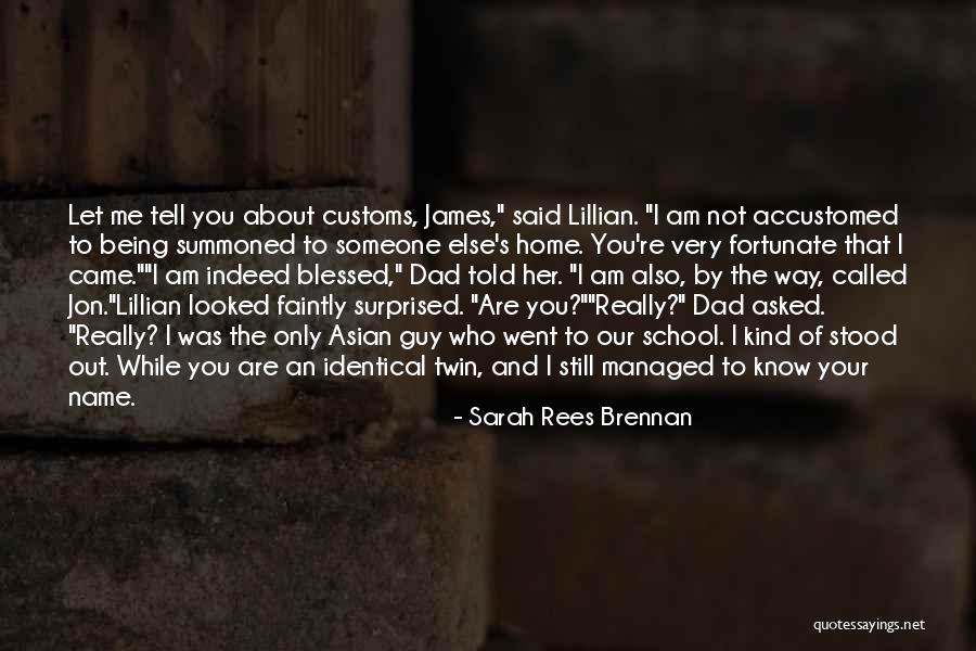 Being Kind To The Less Fortunate Quotes By Sarah Rees Brennan Being Kind To The Less Fortunate Quotes By Sarah Rees Brennan