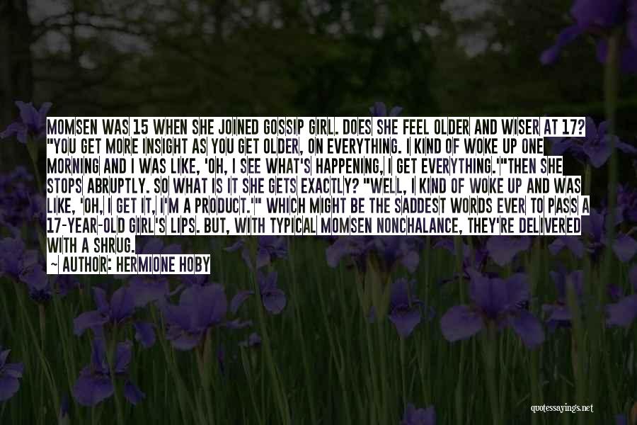 Being Kind With Words Quotes By Hermione Hoby