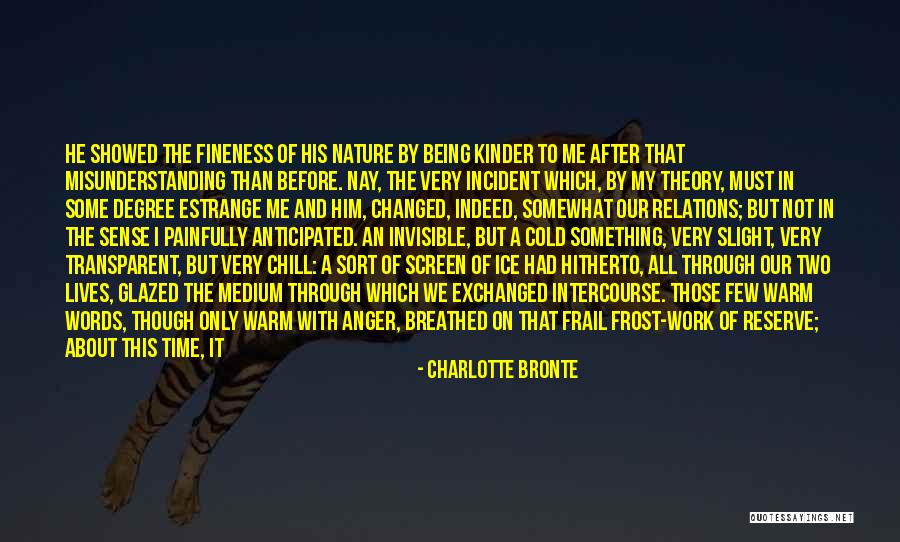 Being Kinder Quotes By Charlotte Bronte Being Kinder Quotes By Charlotte Bronte