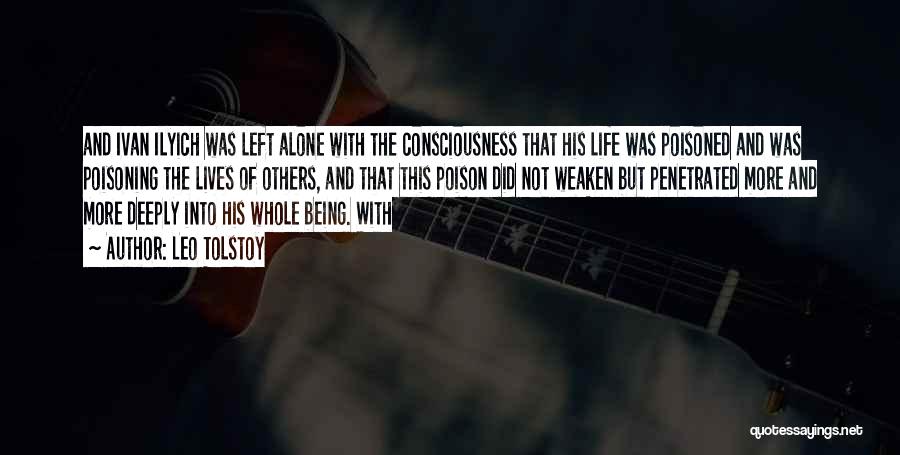 Being Left Alone Quotes By Leo Tolstoy