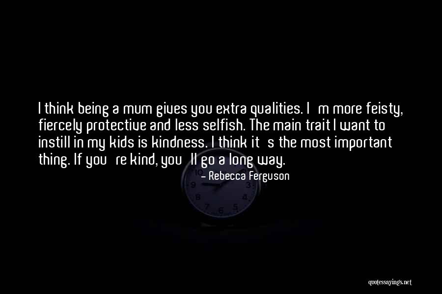 Being Less Important Quotes By Rebecca Ferguson