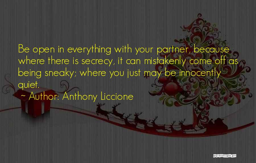 Being Less Judgemental Quotes By Anthony Liccione