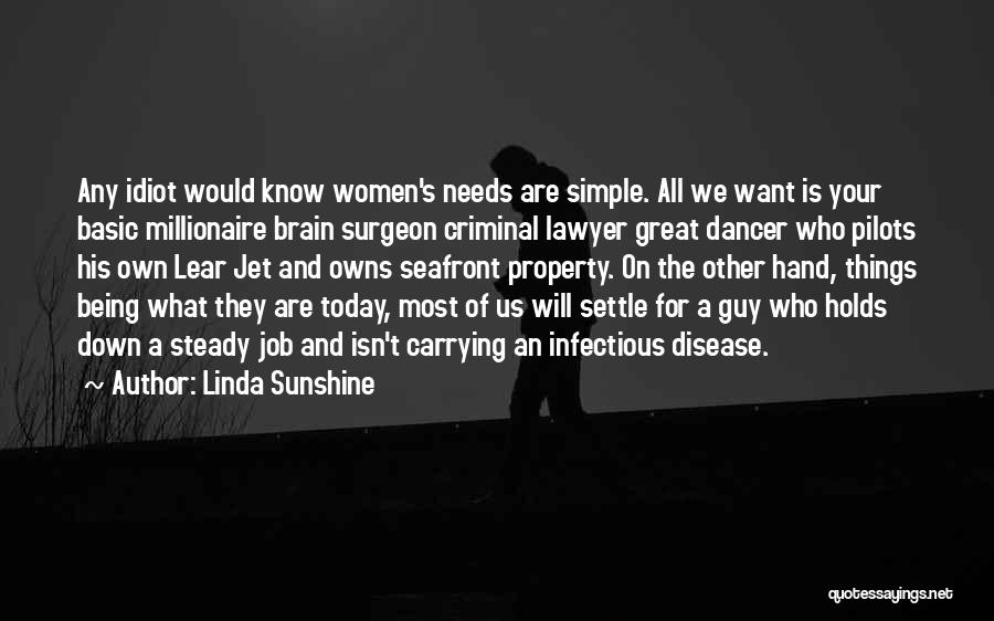 Being Let Down By A Guy Quotes By Linda Sunshine