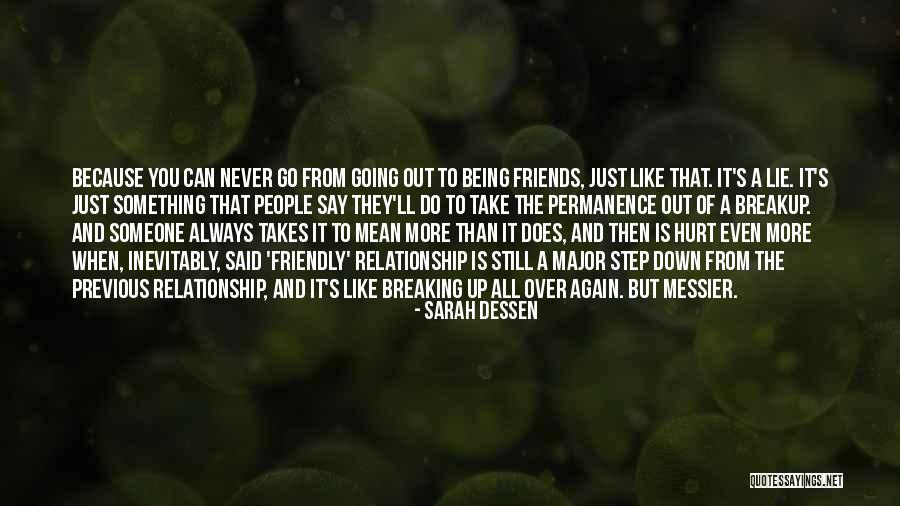 Being Let Down By Best Friends Quotes By Sarah Dessen