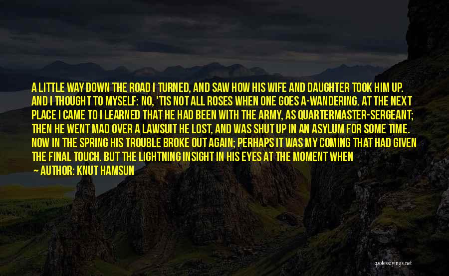 Being Let Down Over And Over Again Quotes By Knut Hamsun